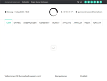 Tablet Screenshot of gunnarandreassen.com